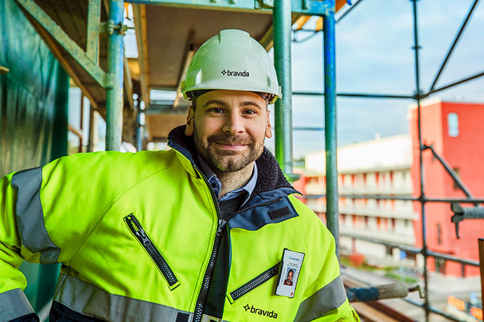 En projektledare hos Bravida