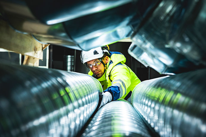 En medabetare vid ventilationsrör