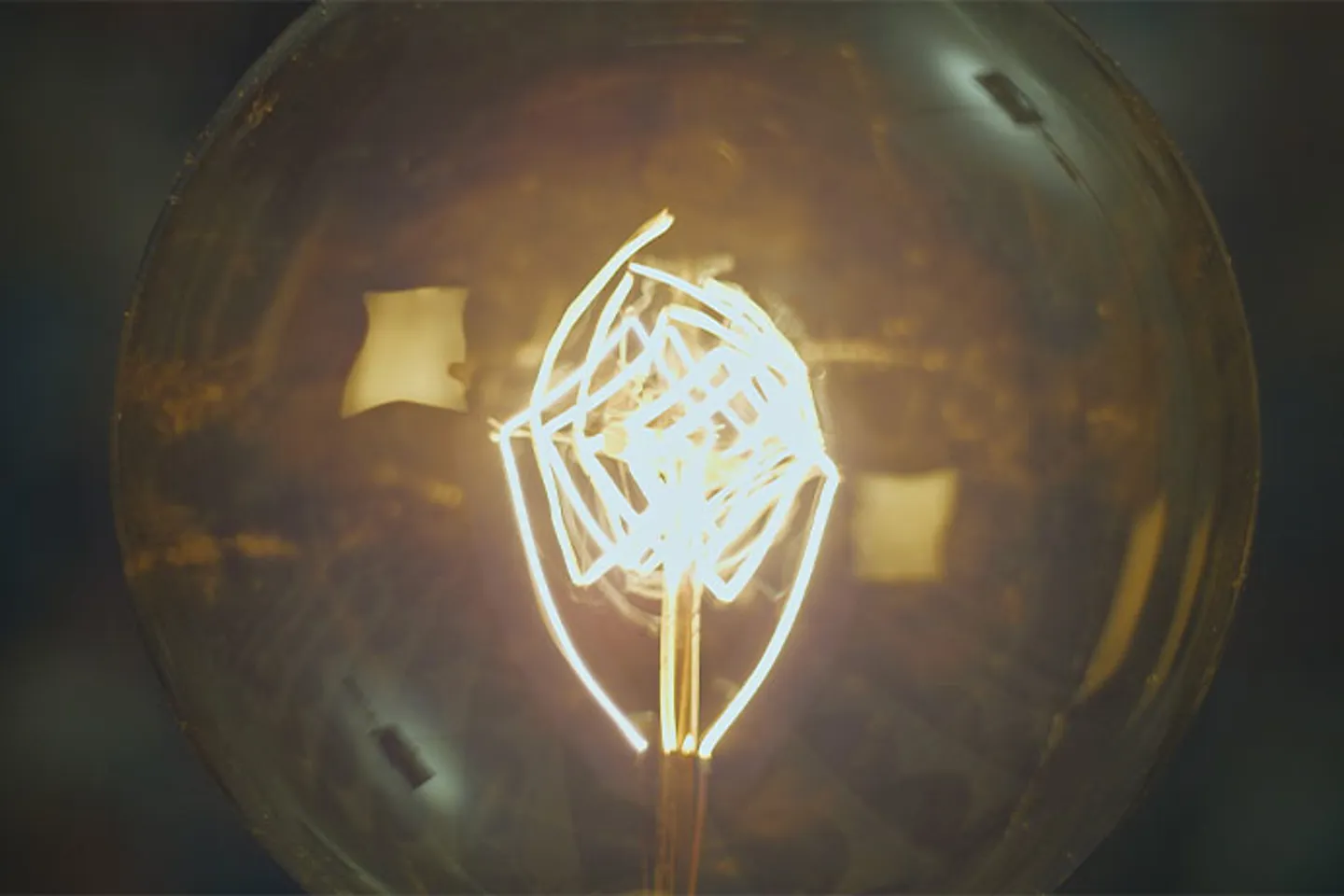 En glödlampa